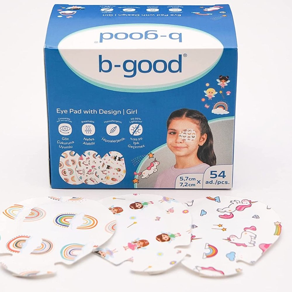 Adhesive Eye Patch Bandage for Kids 54 Pack Colorful and Fun Design